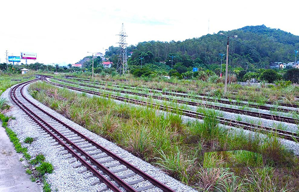 Hệ thống đường ray ga Cái Lân