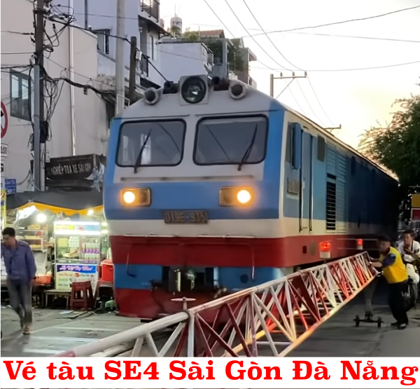 Vé tàu SE4 Sài Gòn Đà Nẵng