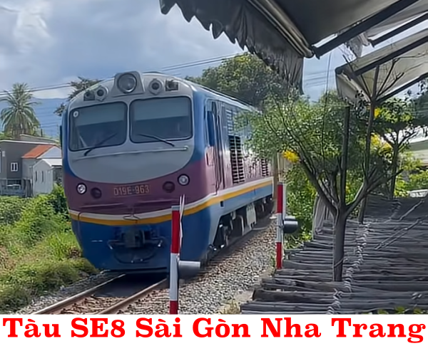 Vé tàu SE8 Sài Gòn Nha Trang