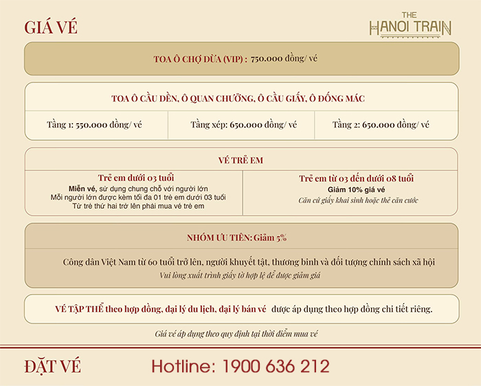 Chính sách giảm giá vé áp dụng cho các đối tượng hành khách