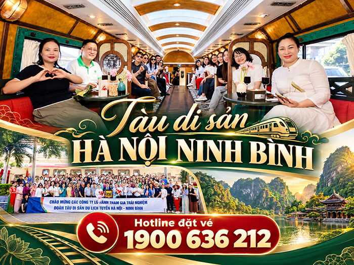 Tàu di sản Hà Nội Ninh Bình